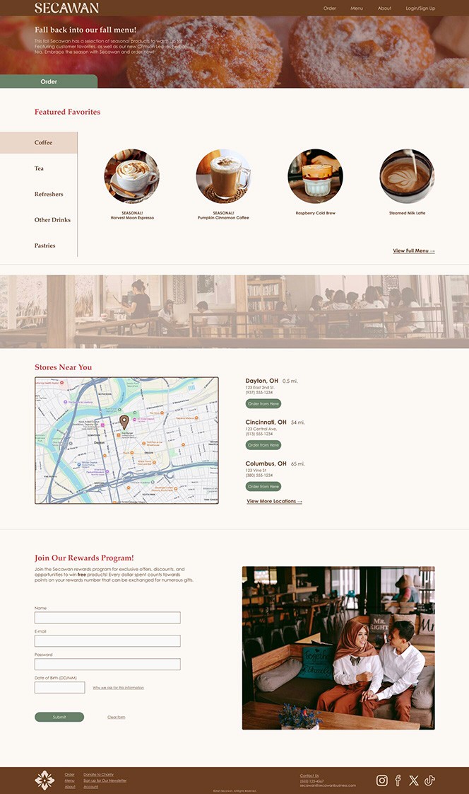 Secawan website project