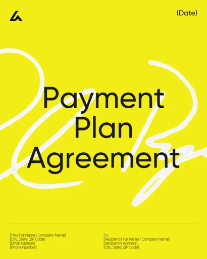 Payment Plan Agreement