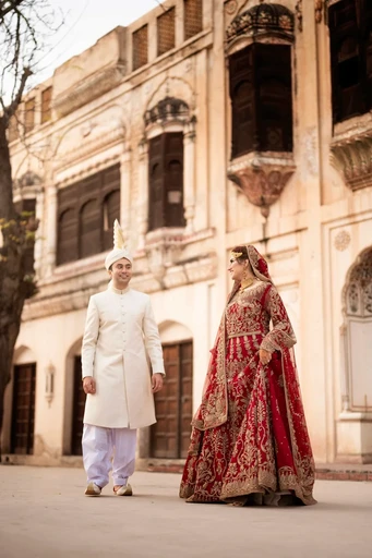 Professional wedding photographer in Lahore covering a grand wedding event