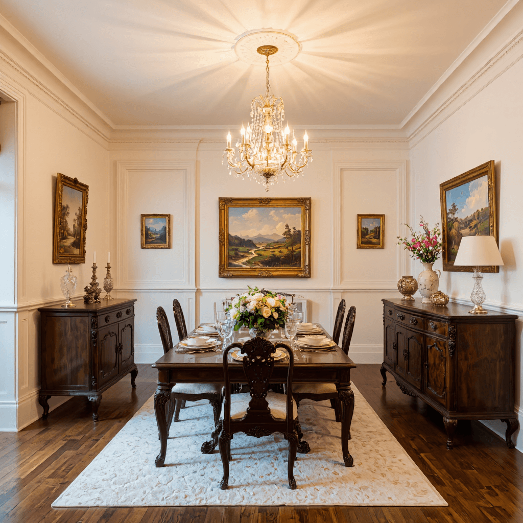 product photography of antique furniture