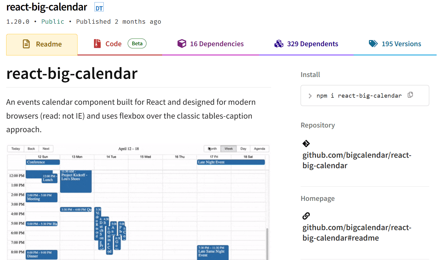 react-big-calendar