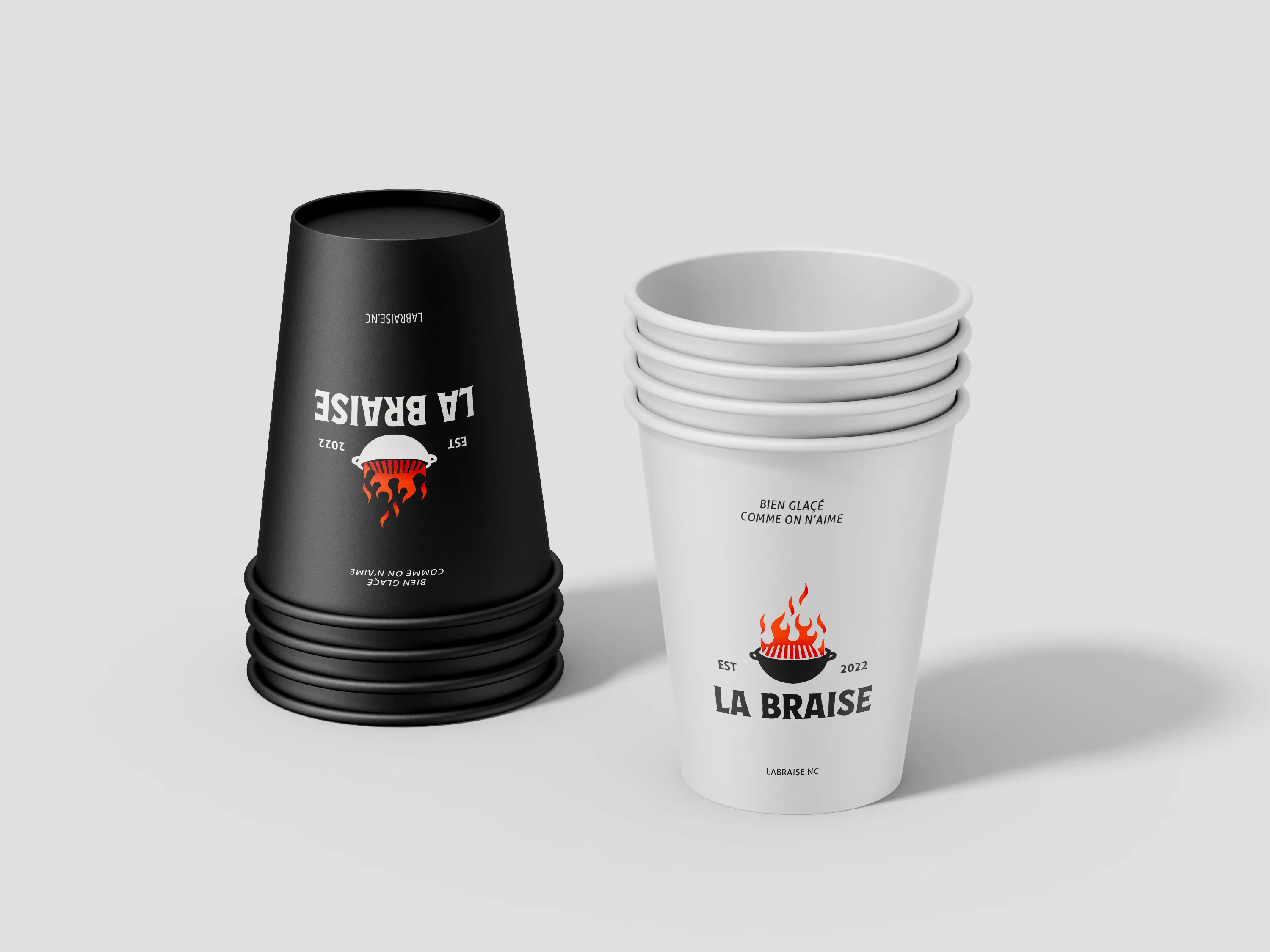 Mockups Packaging - Branding La Braise