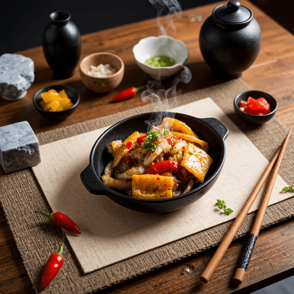 product photography of Gourmet Asian Cuisine