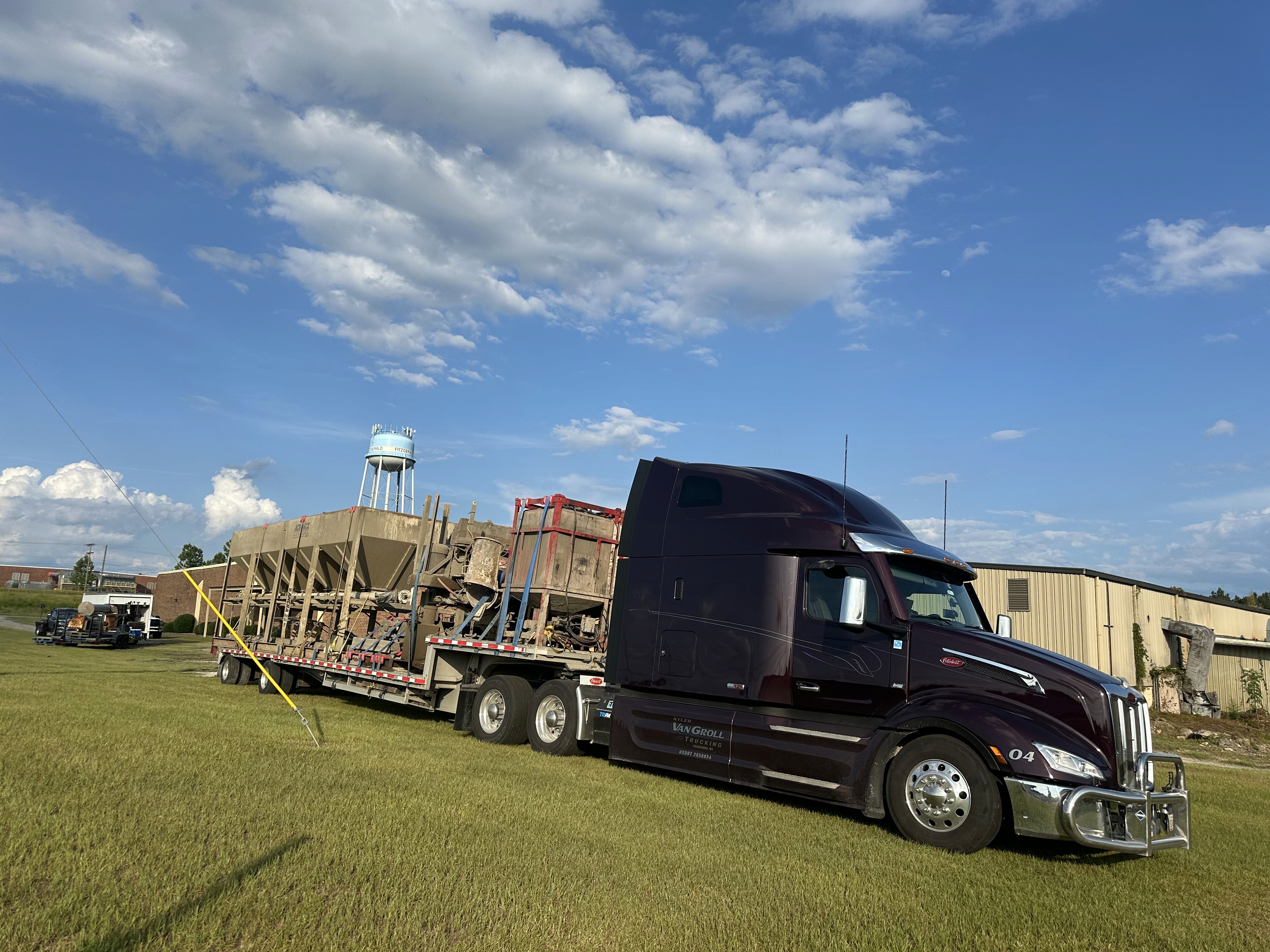 Freight haul transported from Georgia to Wisconsin