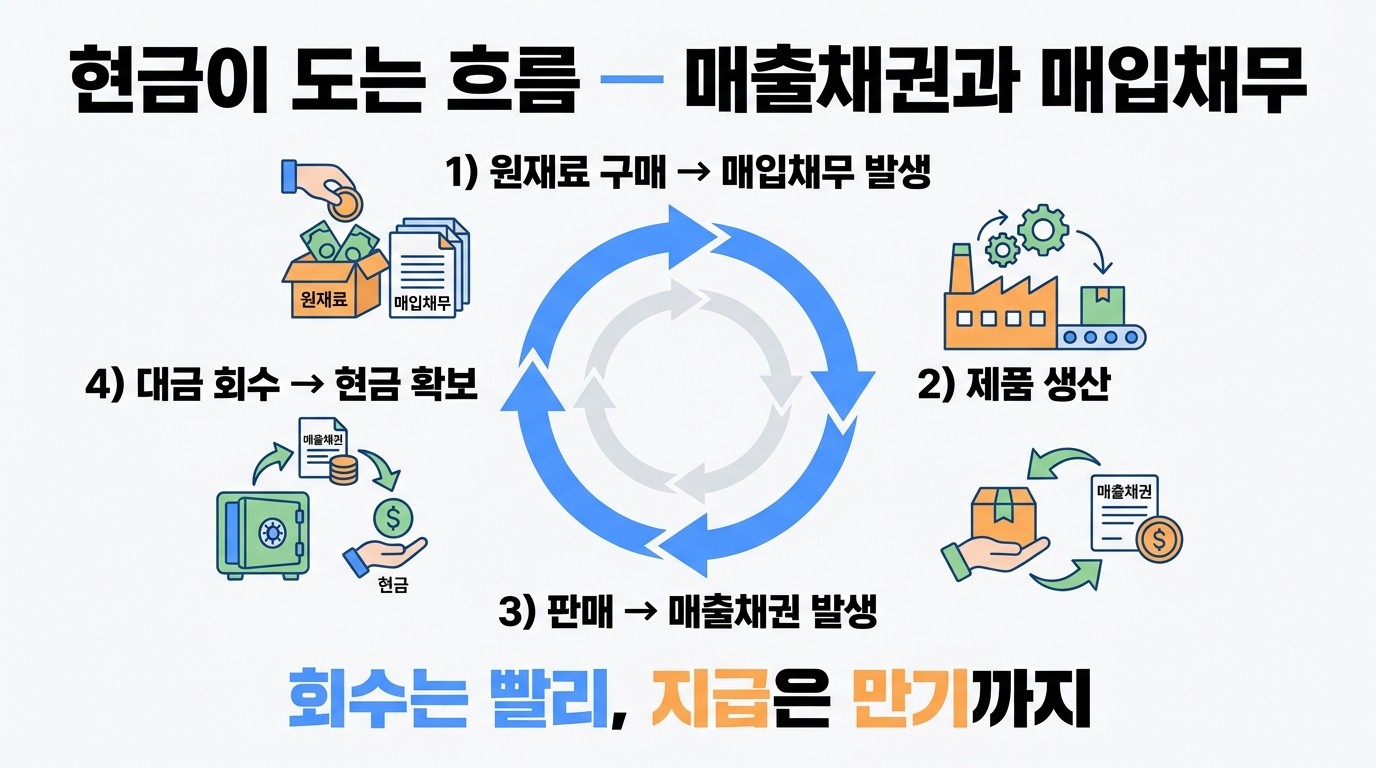 매출채권과 매입채무는 어떤 구조