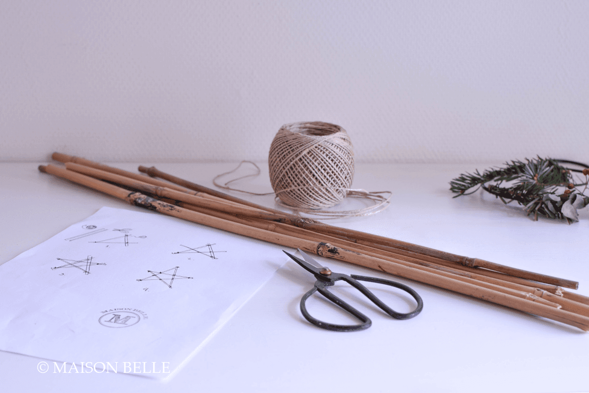 houten kerstster diy