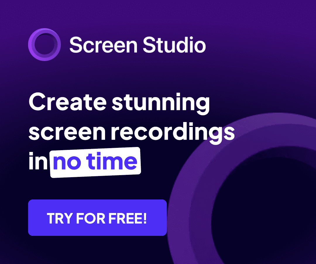 Screen Studio ad