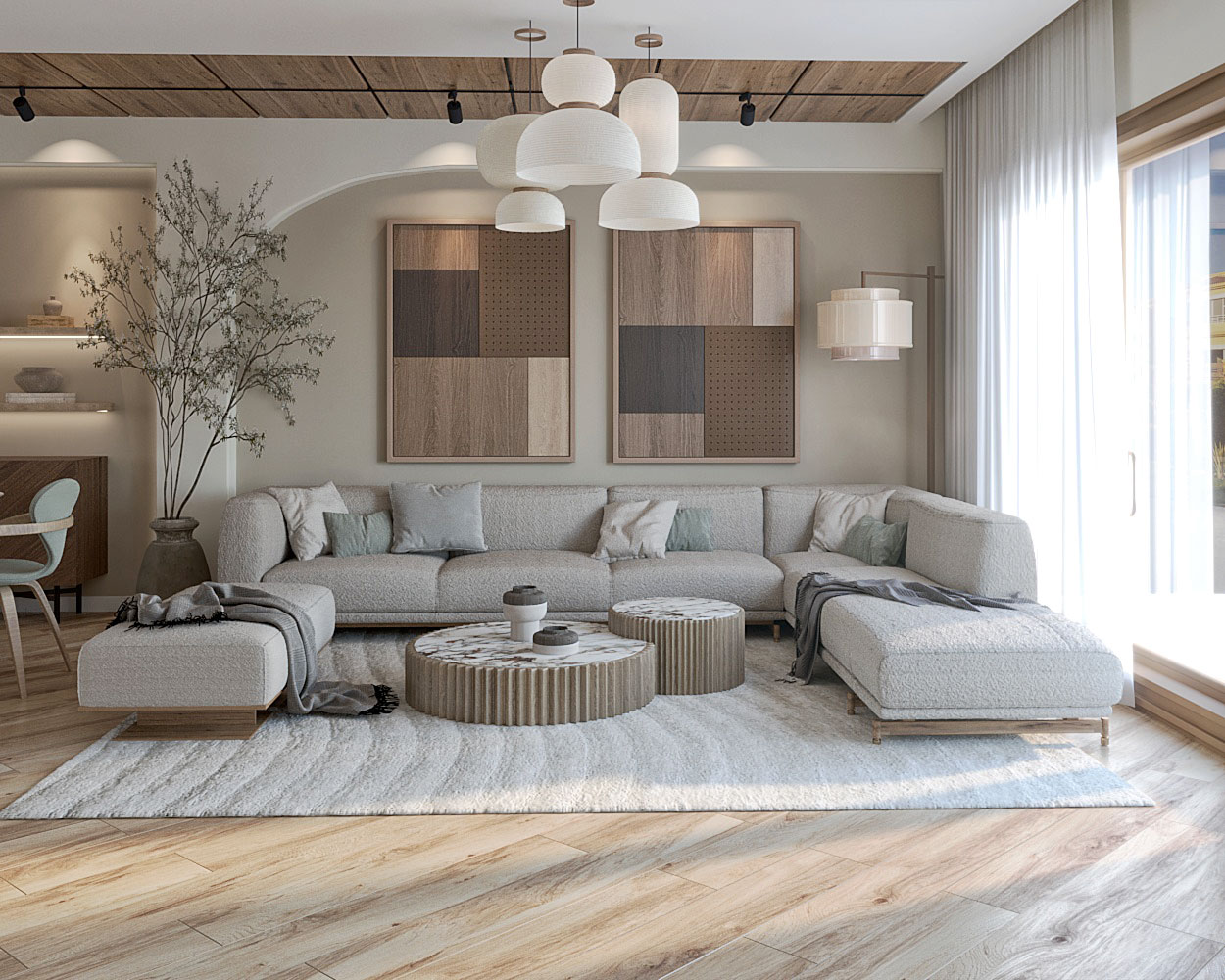 About section image featuring a modern interior design space.