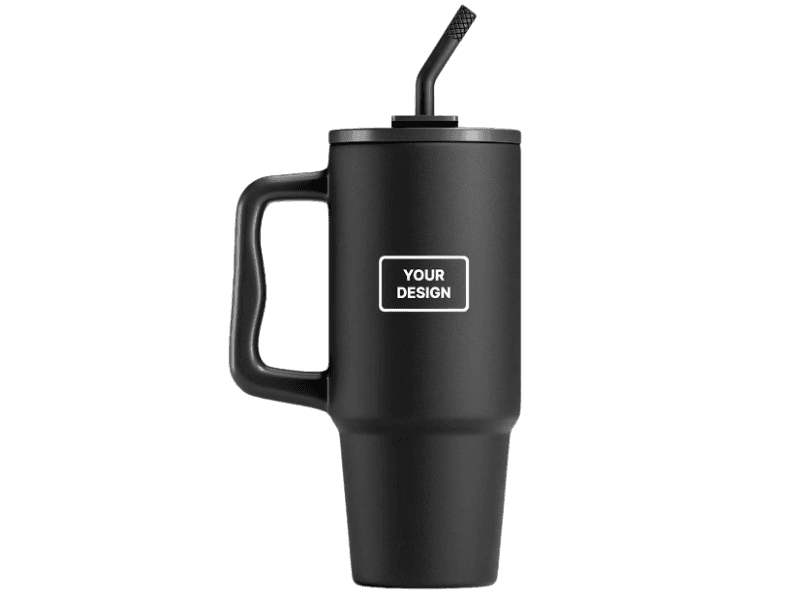 Custom ergonomic tumbler for comfortable hydration and corporate gifts