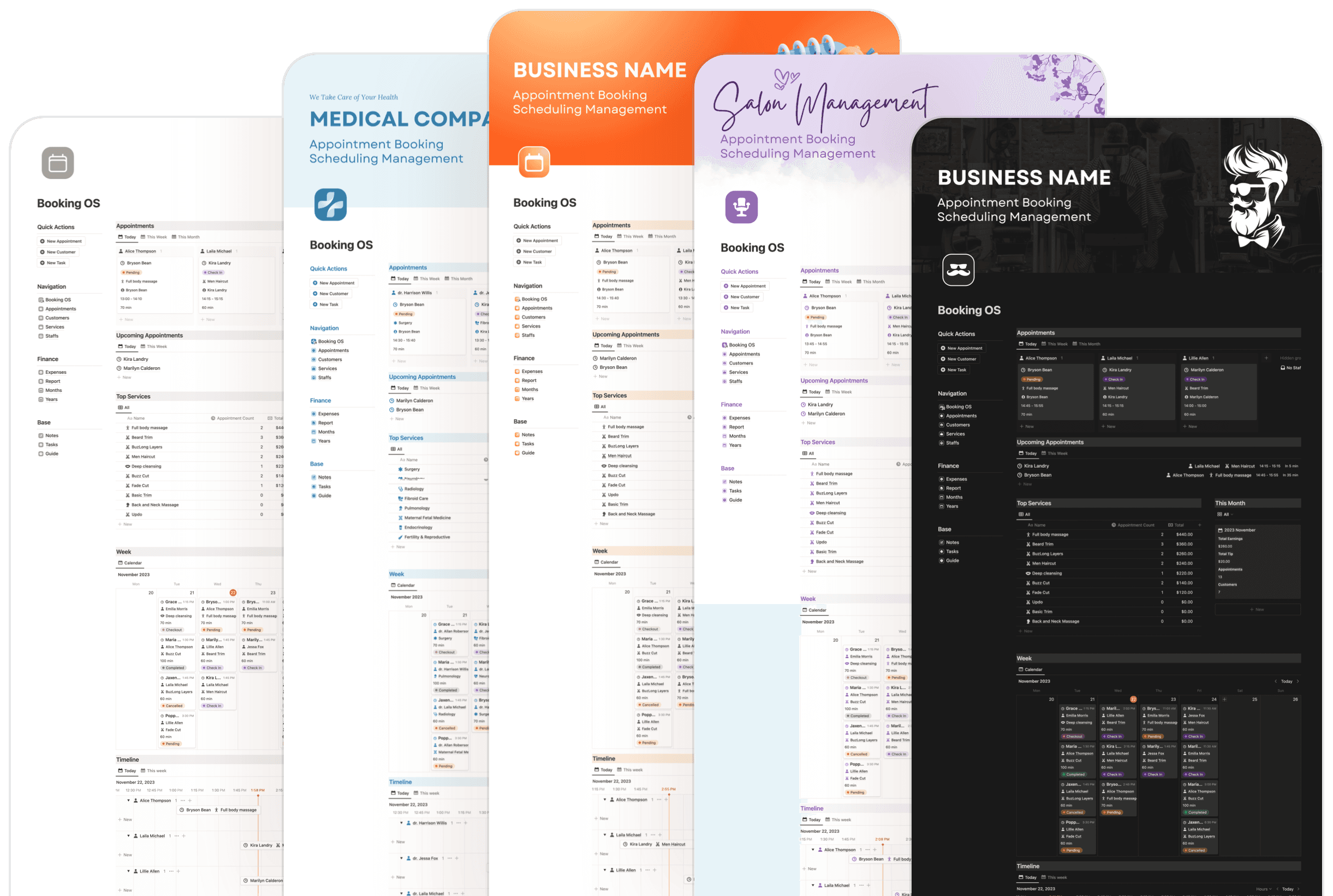 5 prebuilt style for your business