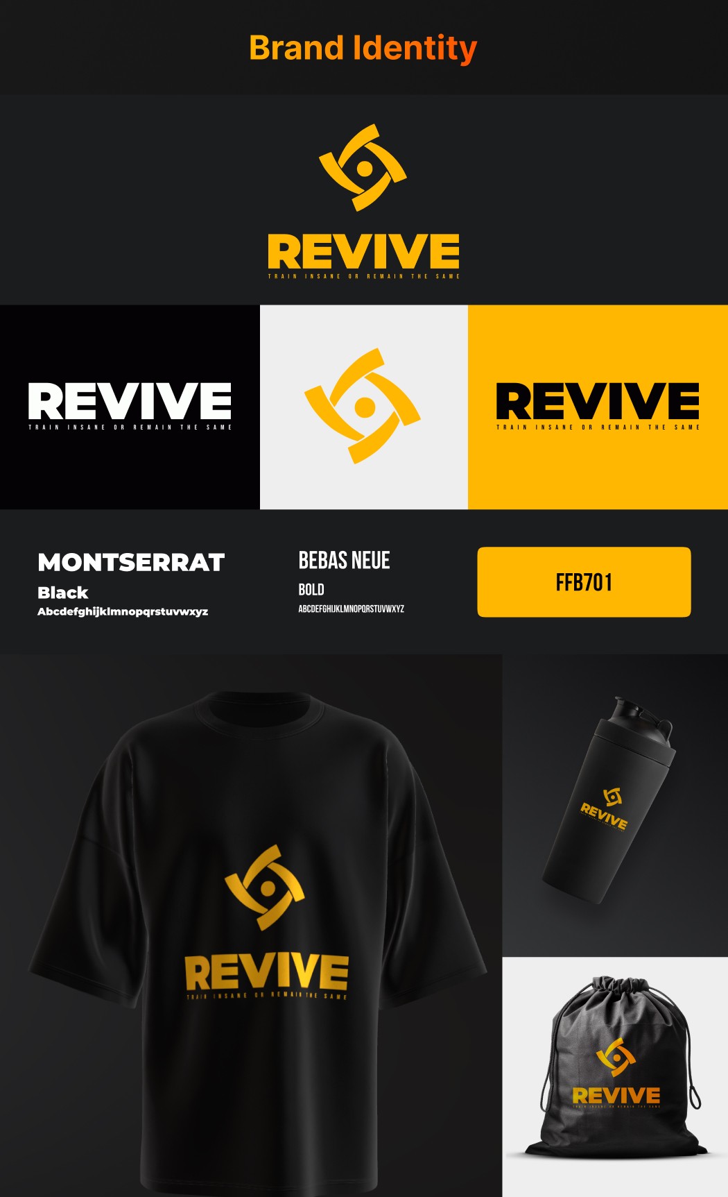 Example work of branding design