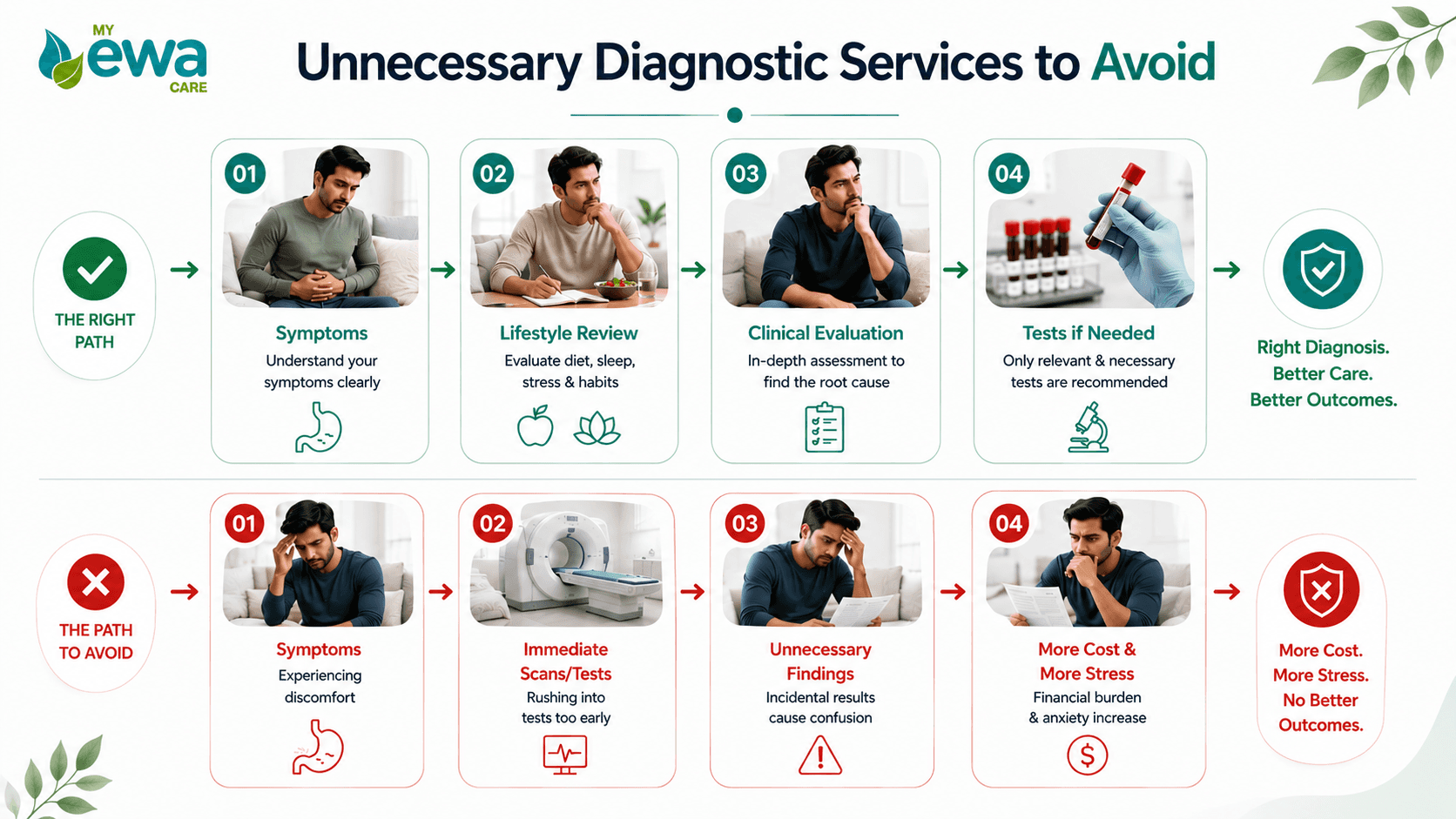 unnecessary diagnostic services to avoid in digestive and metabolic care