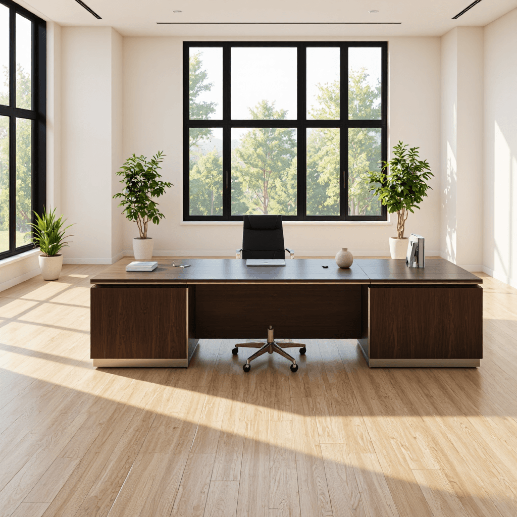 product photography of executive desk