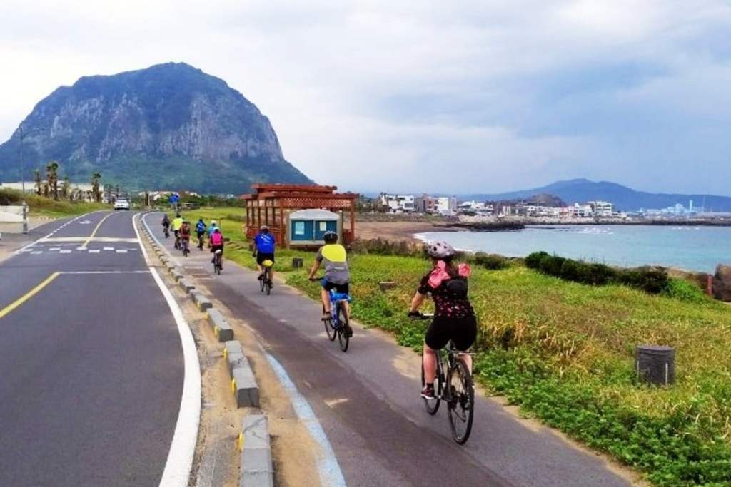 Cycling in Jeju