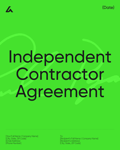 Independent Contractor Agreement