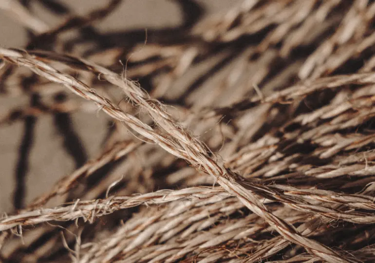 Fibras naturales para decoración de interiores