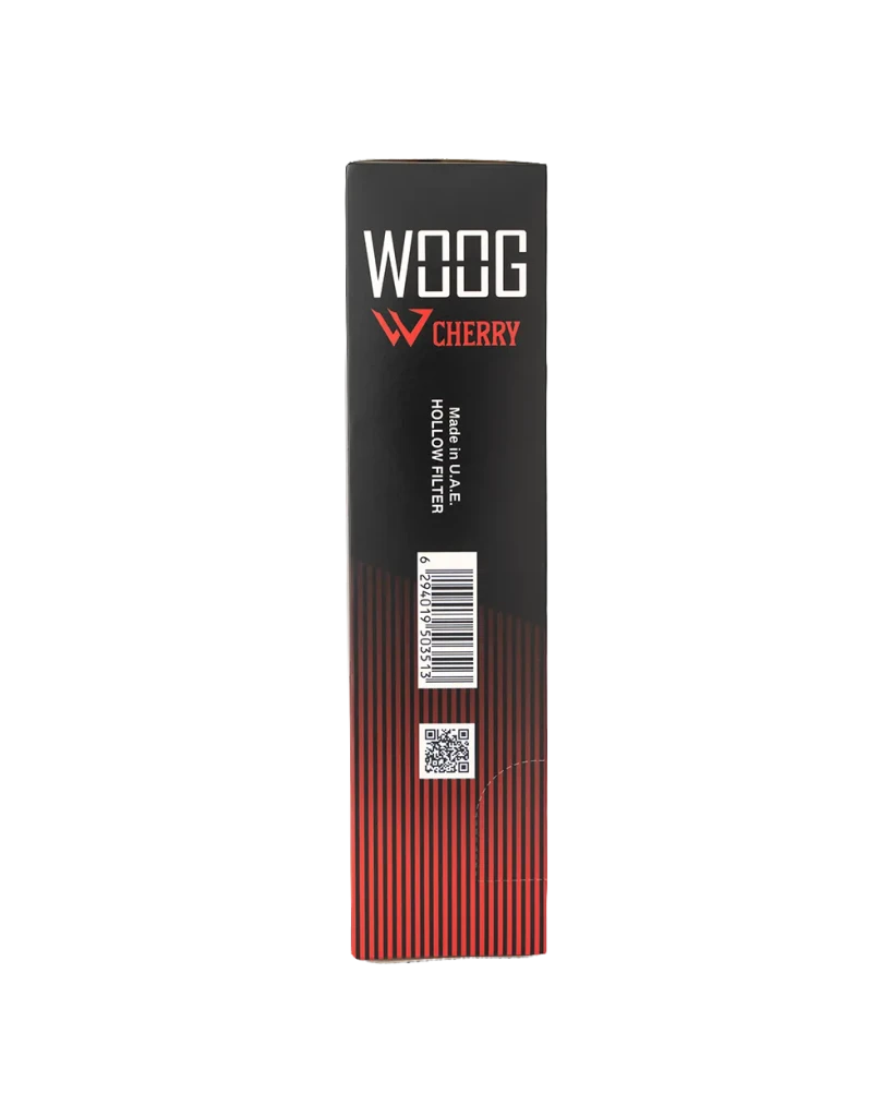 Woog Cherry cigarette pack.