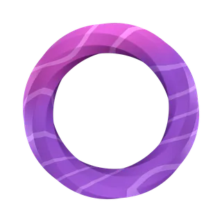 Free 3D twister torus icon