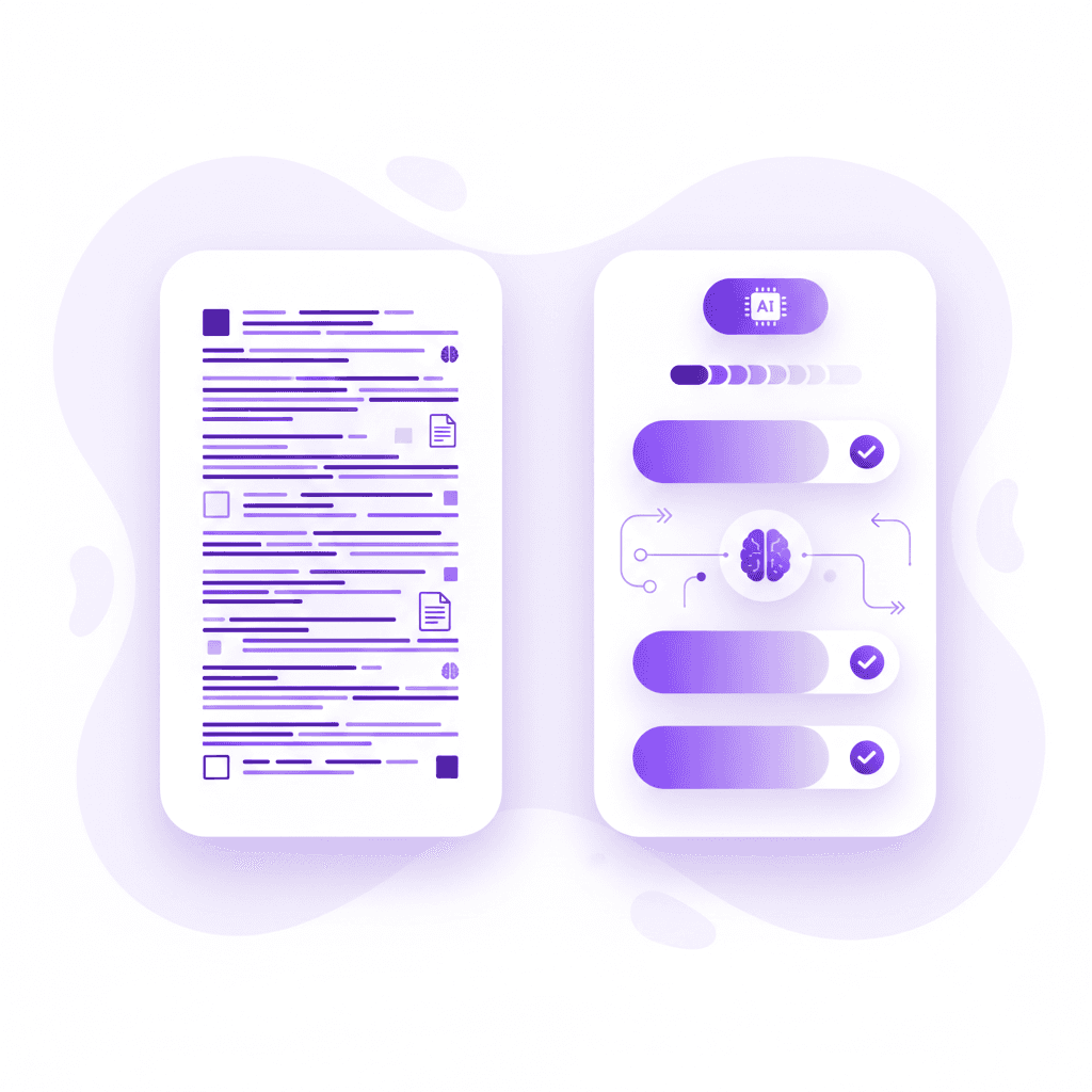 Penseum AI generating adaptive quizzes from uploaded PDFs to track learning progress.