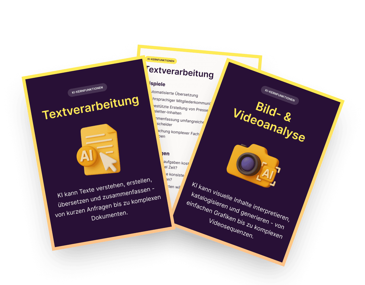 Workshop Karten von ai-gelb