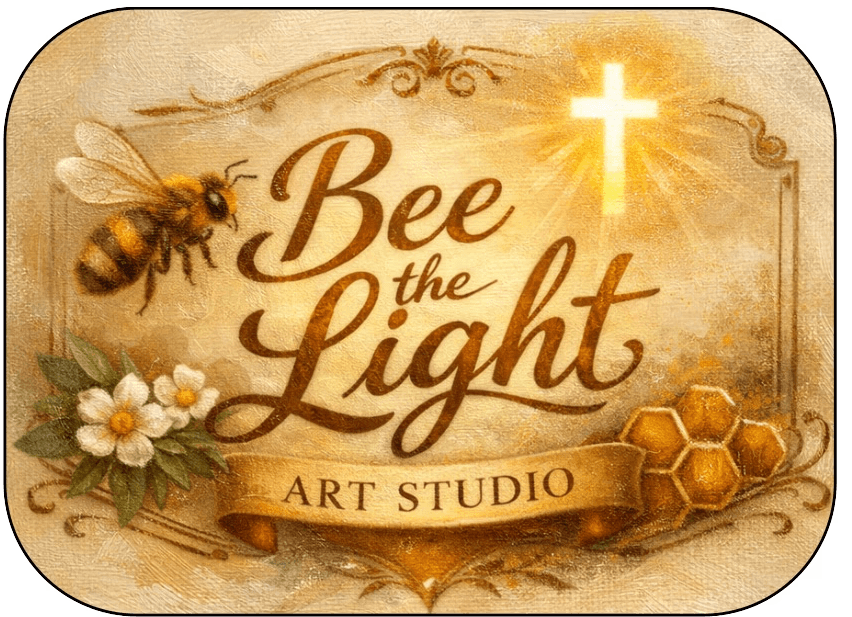Bee the Light Art Studio logo