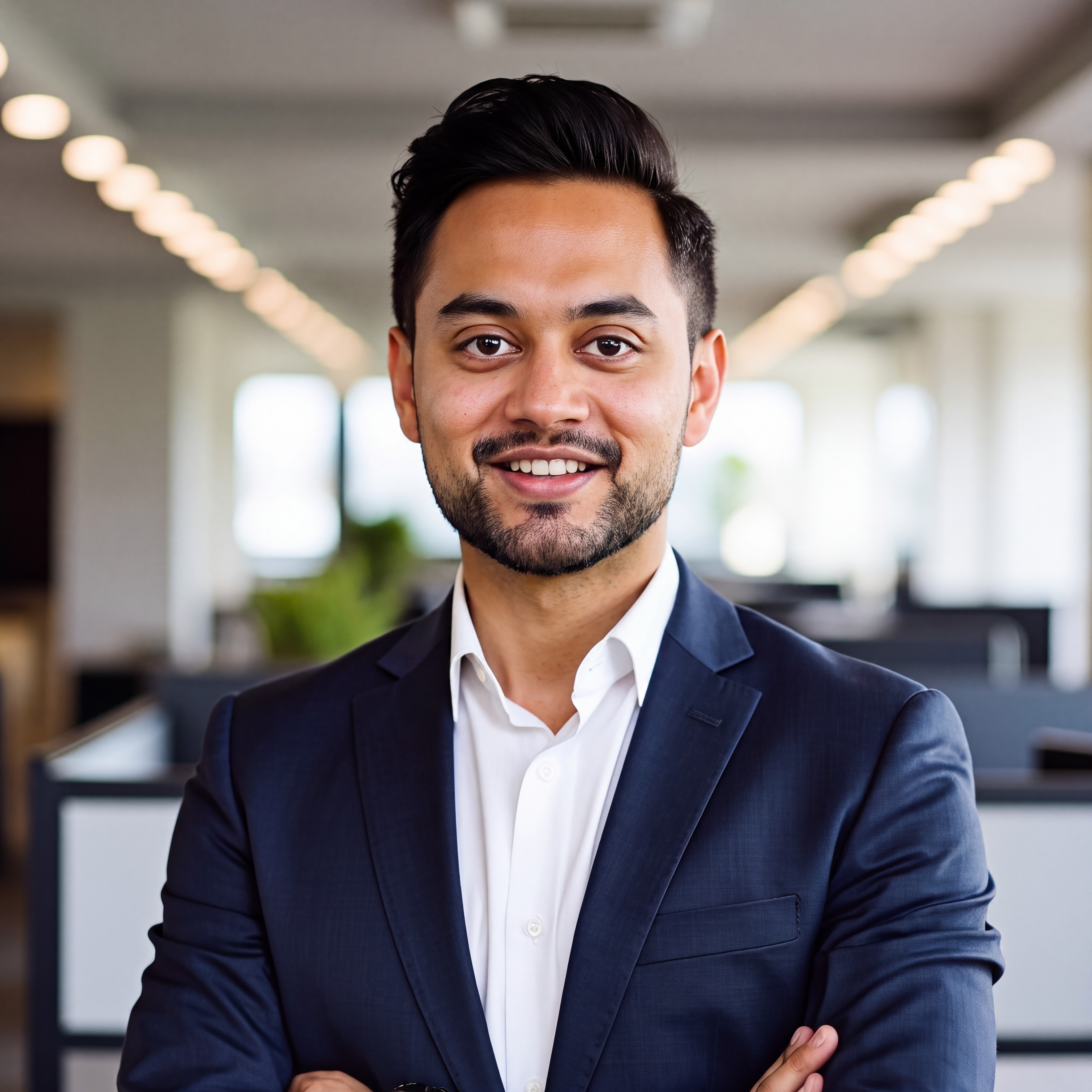 A portrait of a businessman