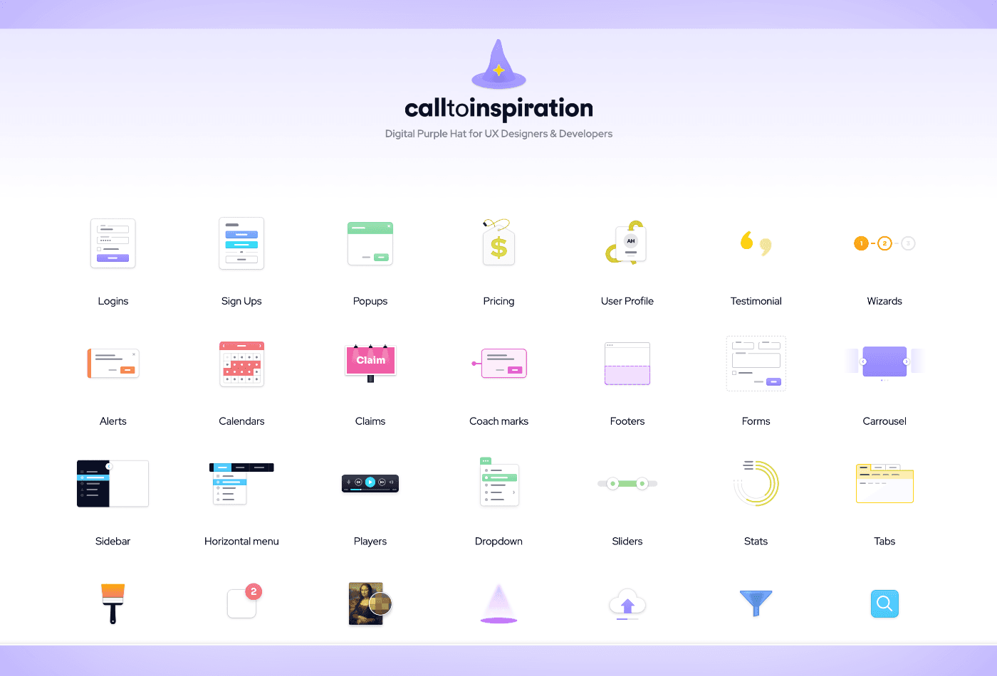 Calltoinspiration layouts inspiration