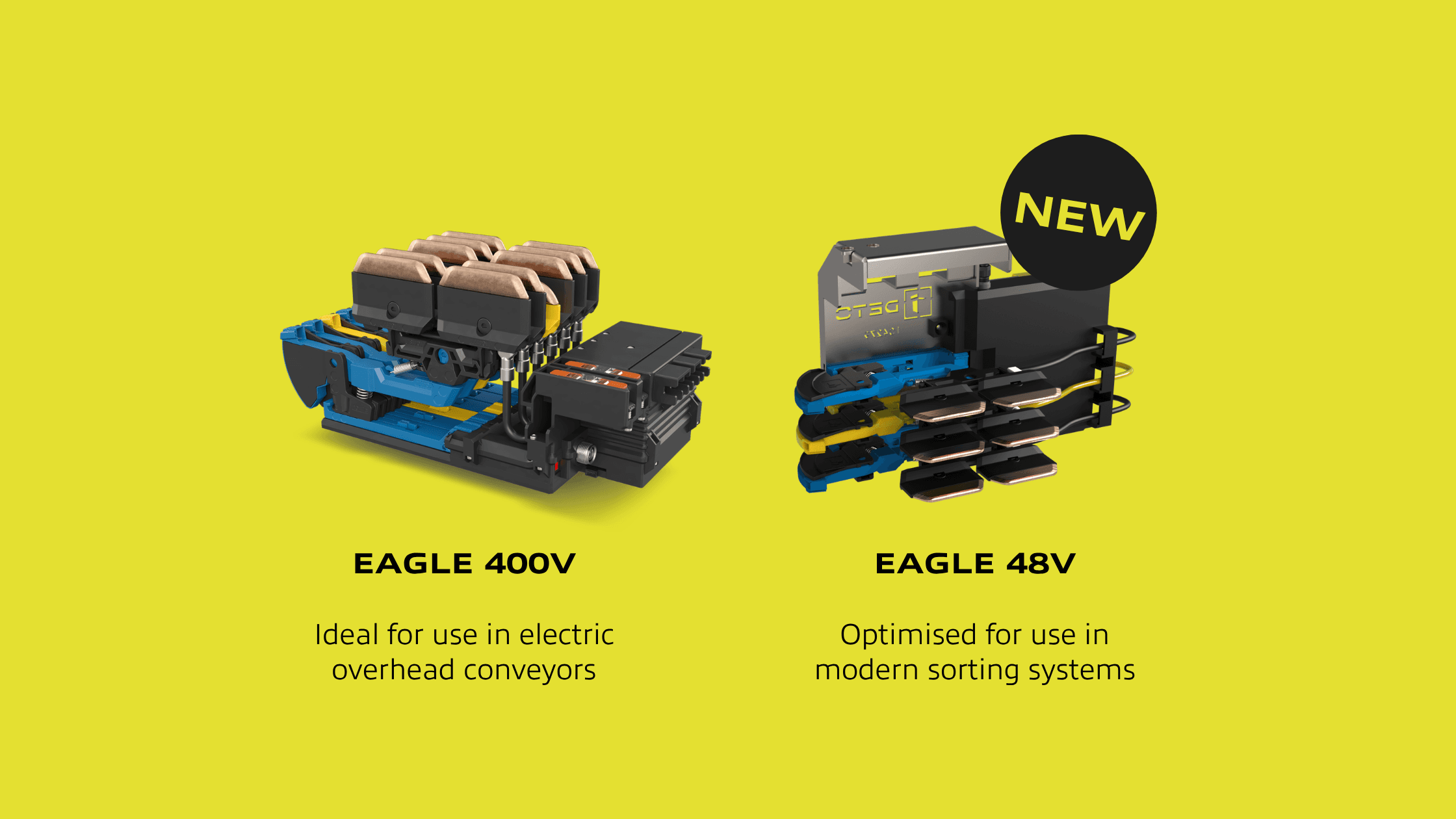 The 400V EAGLE Energy System next to the new 48V EAGLE Energy System