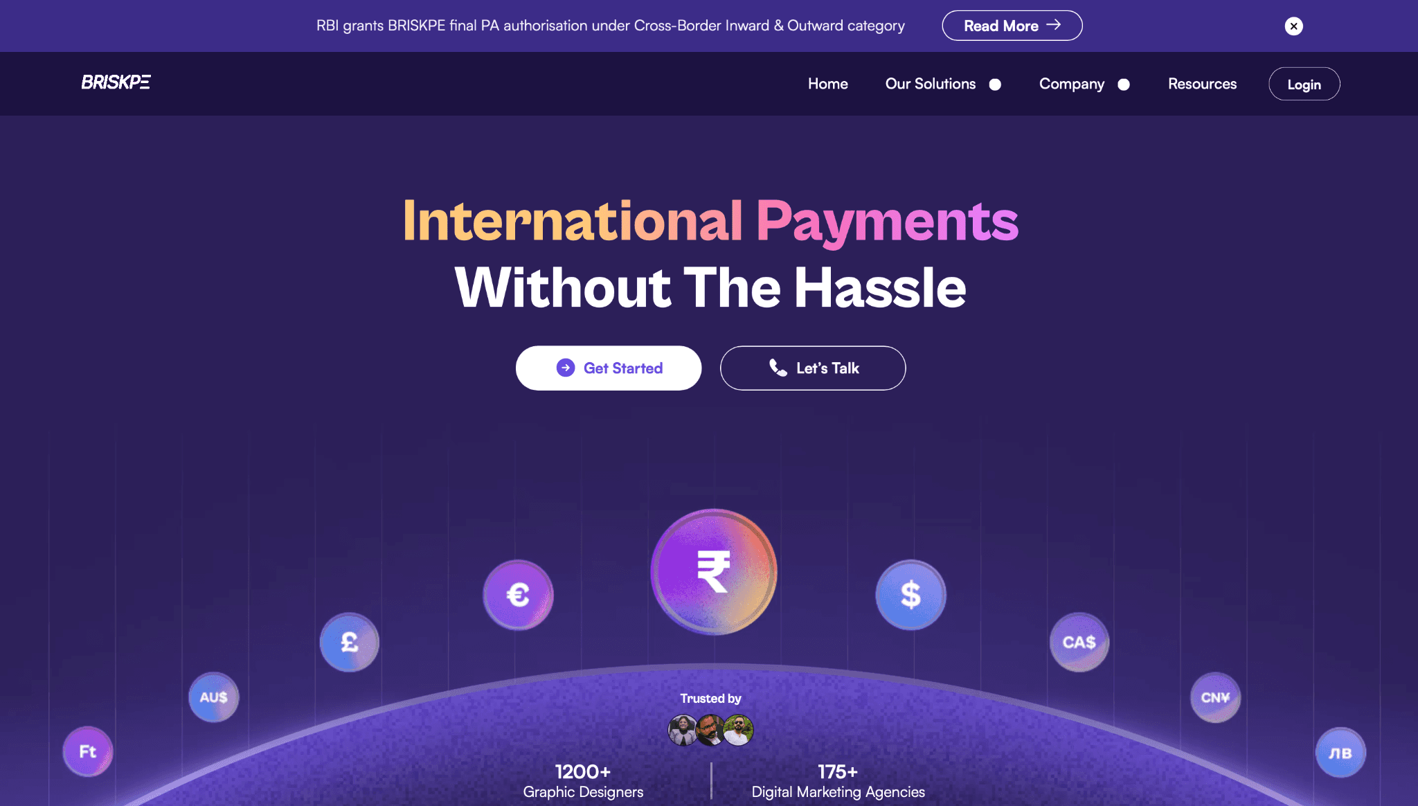 BRISKPE - Best Alternative to Skydo for Cross Border Payments