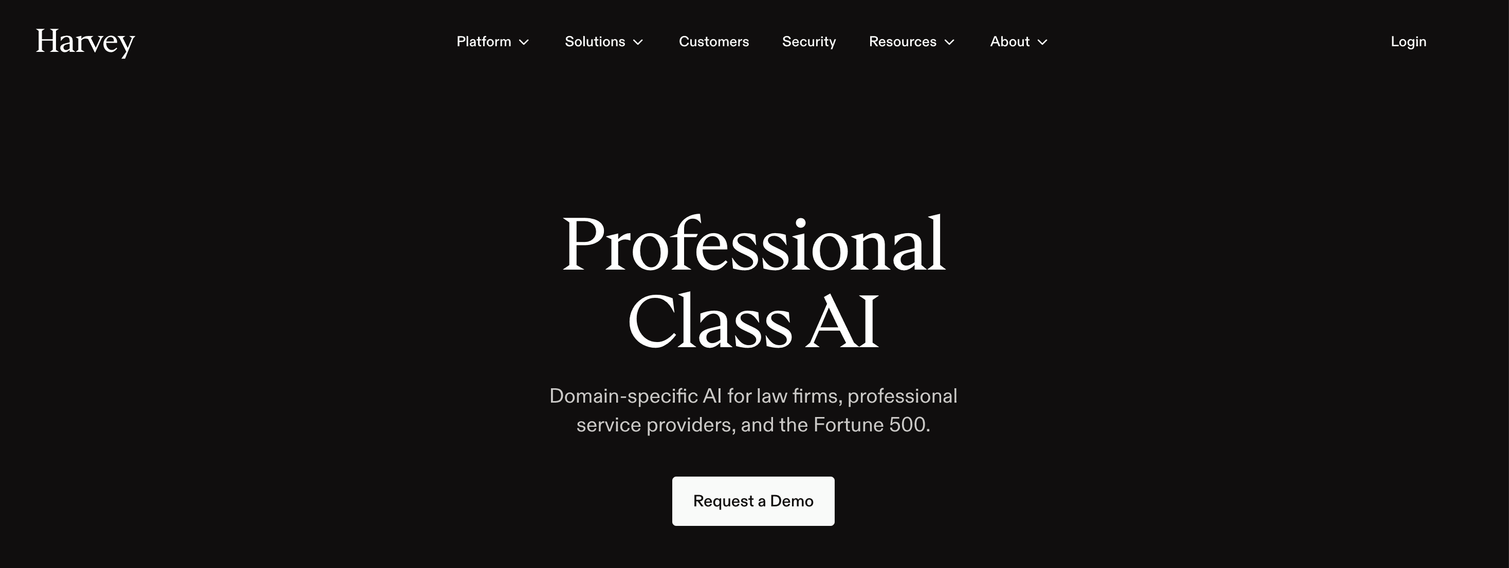 Harvey interface