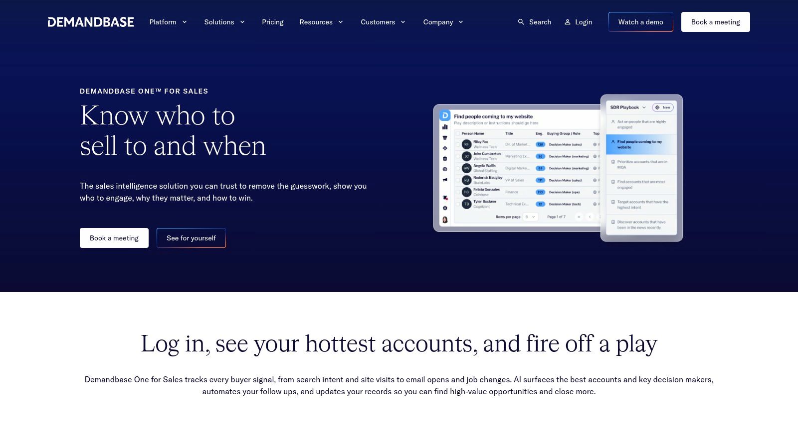 Demandbase One – Sales Intelligence Cloud (formerly InsideView)