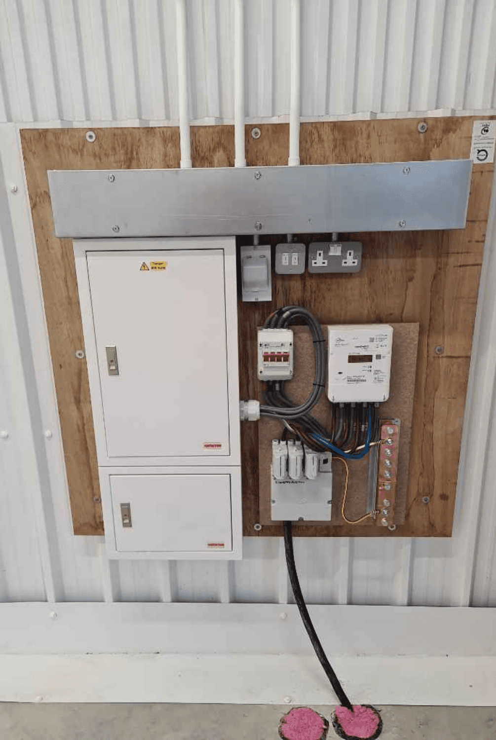 A commercial electrical installation completed by DPH