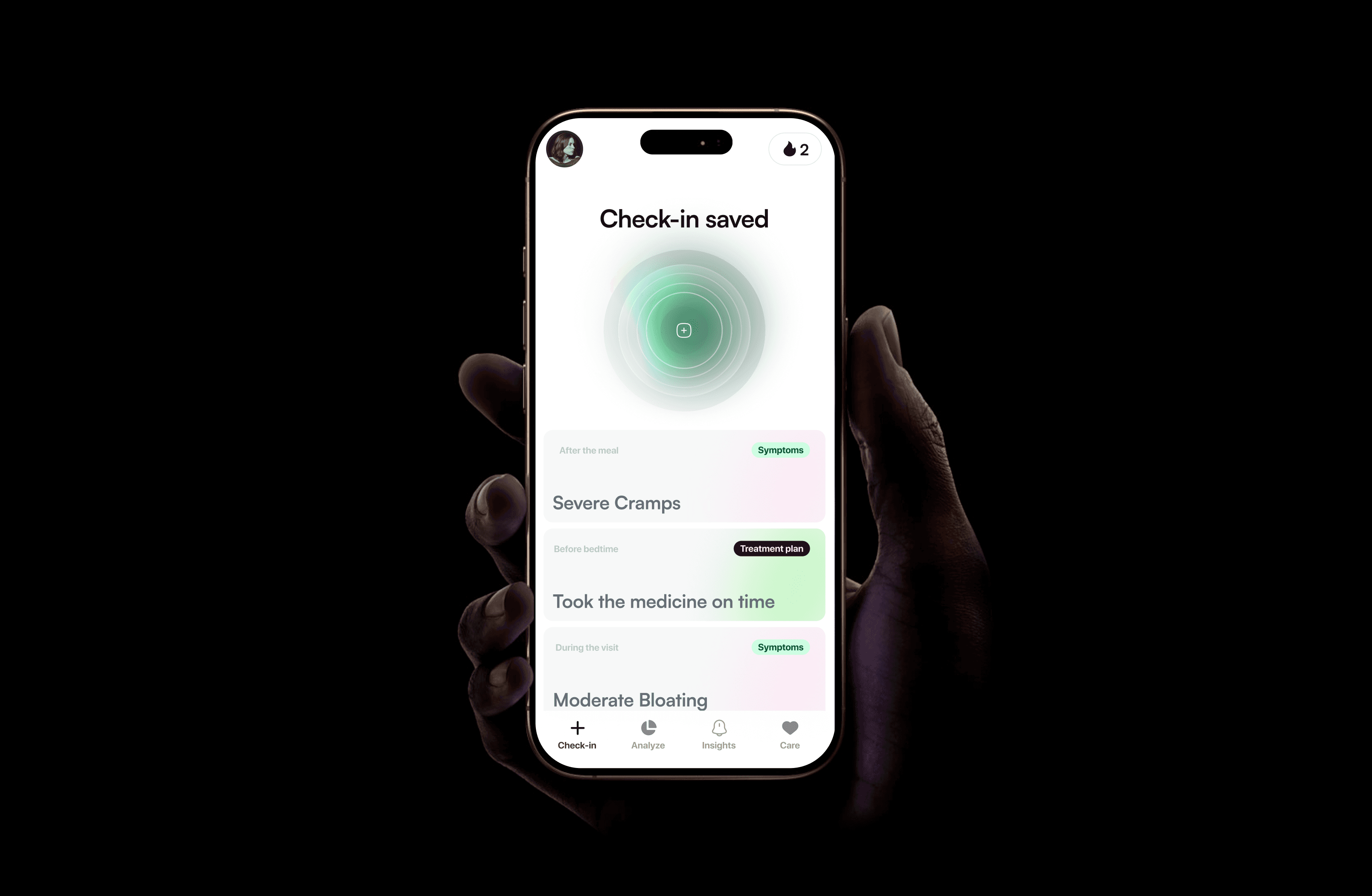 A mockup of Freelio's mobile app
