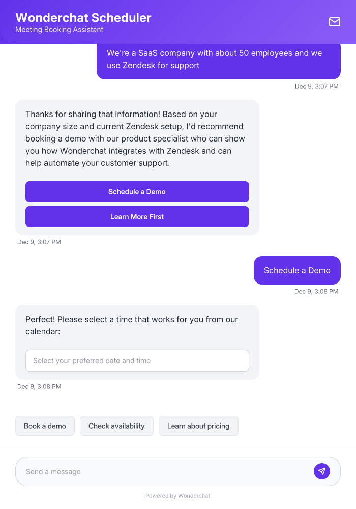 Calendly Booking AI Agent Template