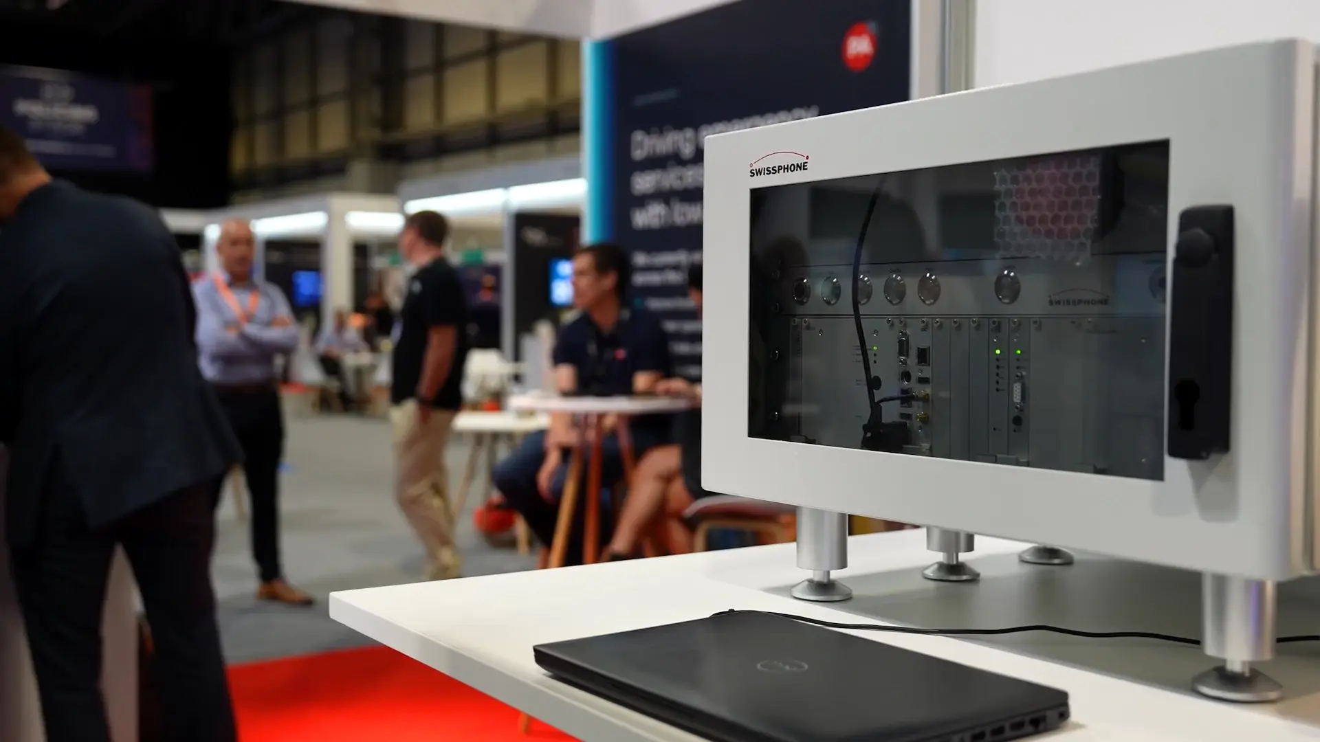Cinematic exhibition video production at UK technology event