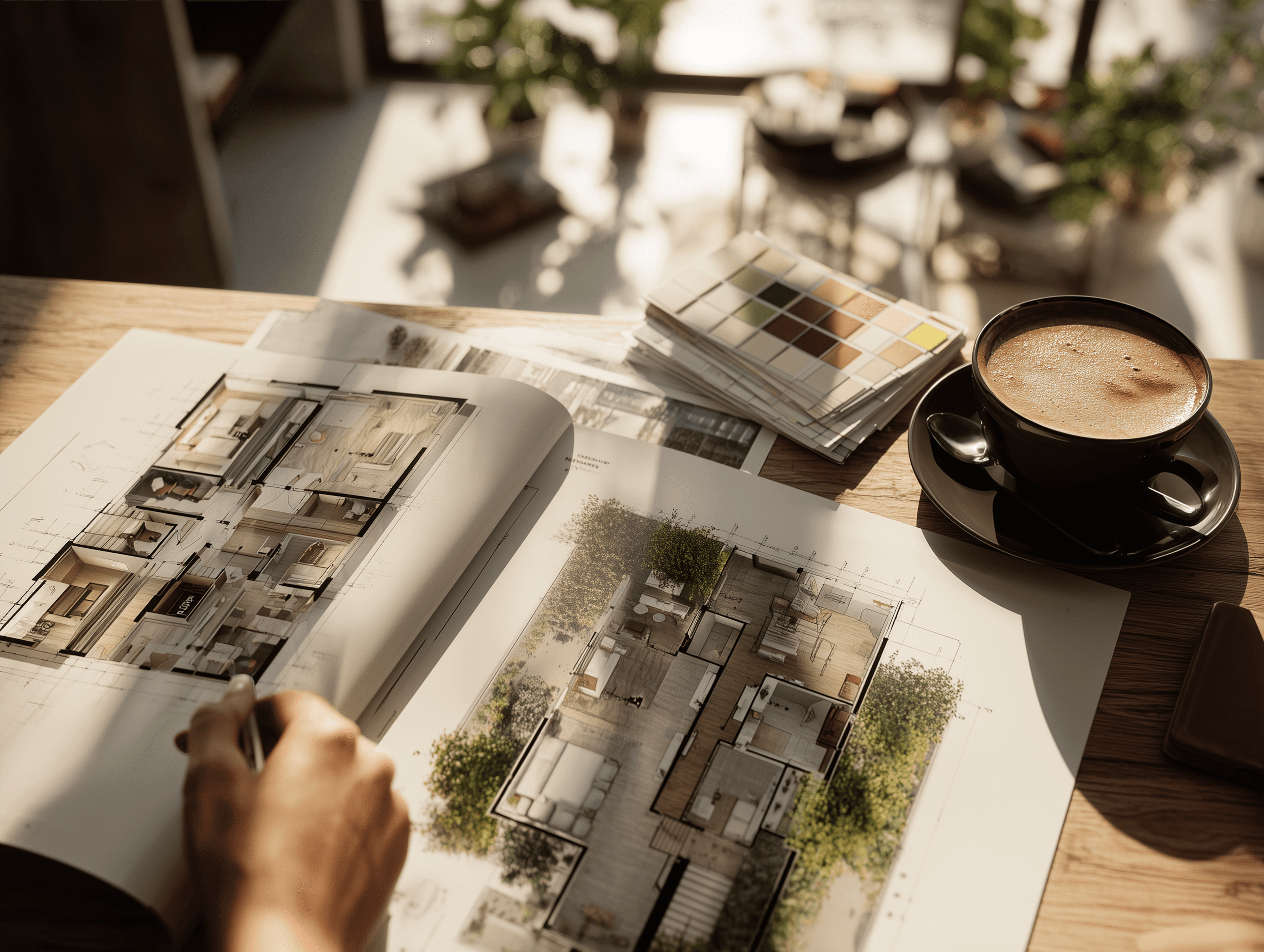 Real Estate Agent Selecting Project Palette