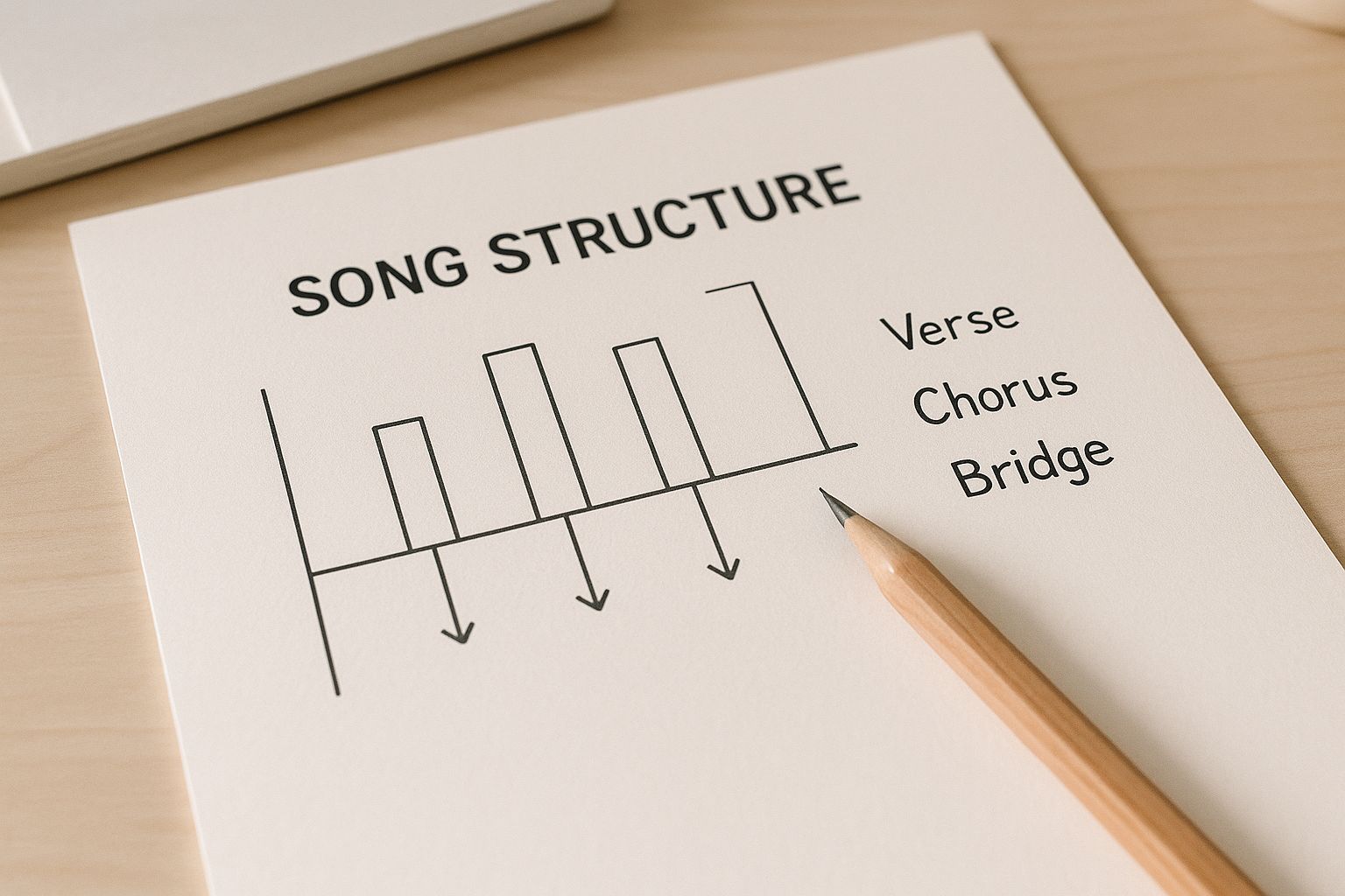 Infographic about how to come up with a song lyrics