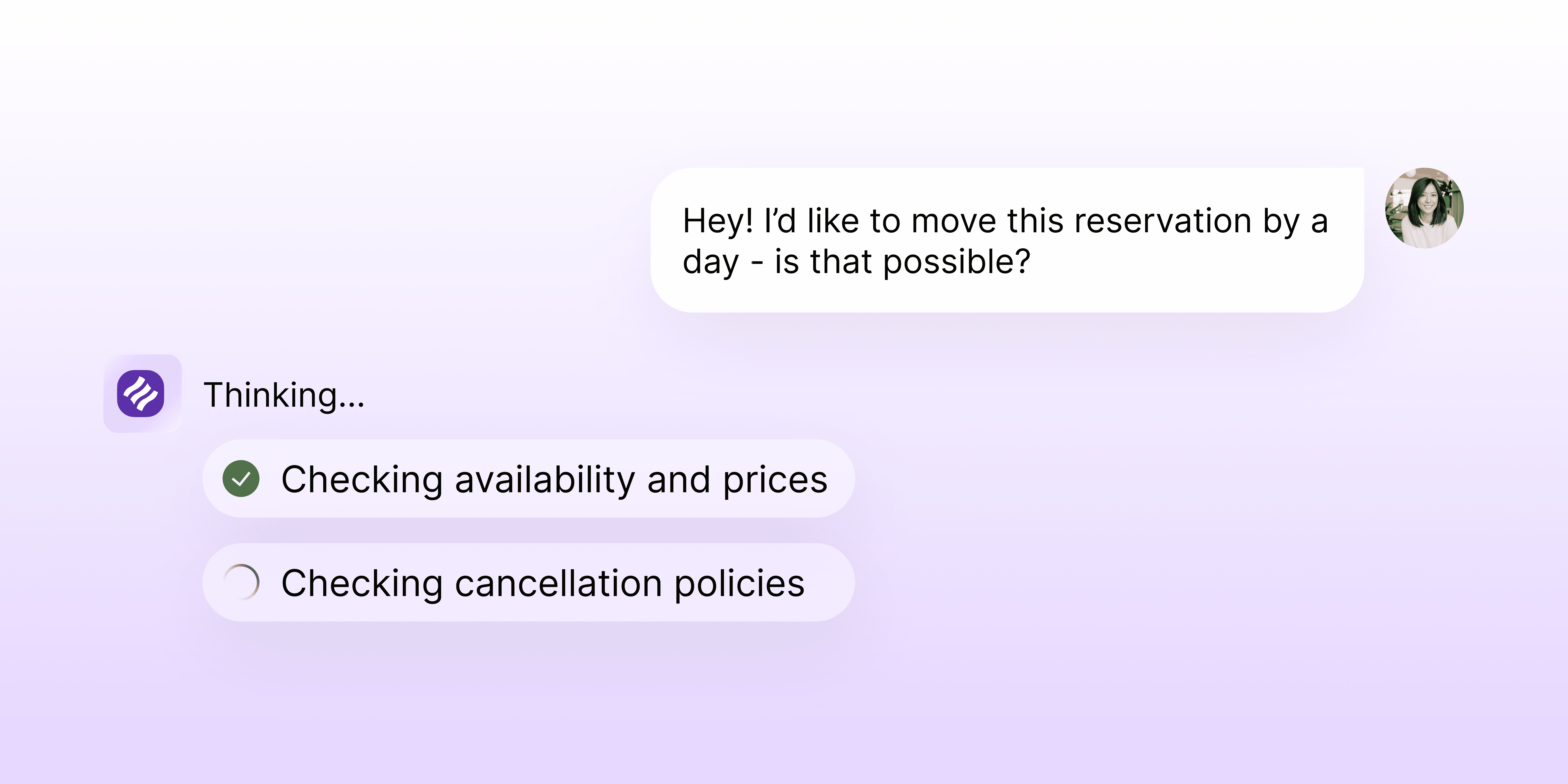 Track and review responses feature screenshot