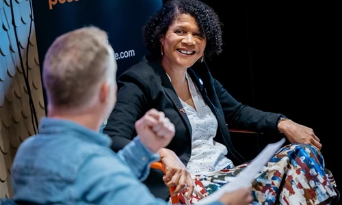 Photo taken at the Build IT right event showing a conference room full of people