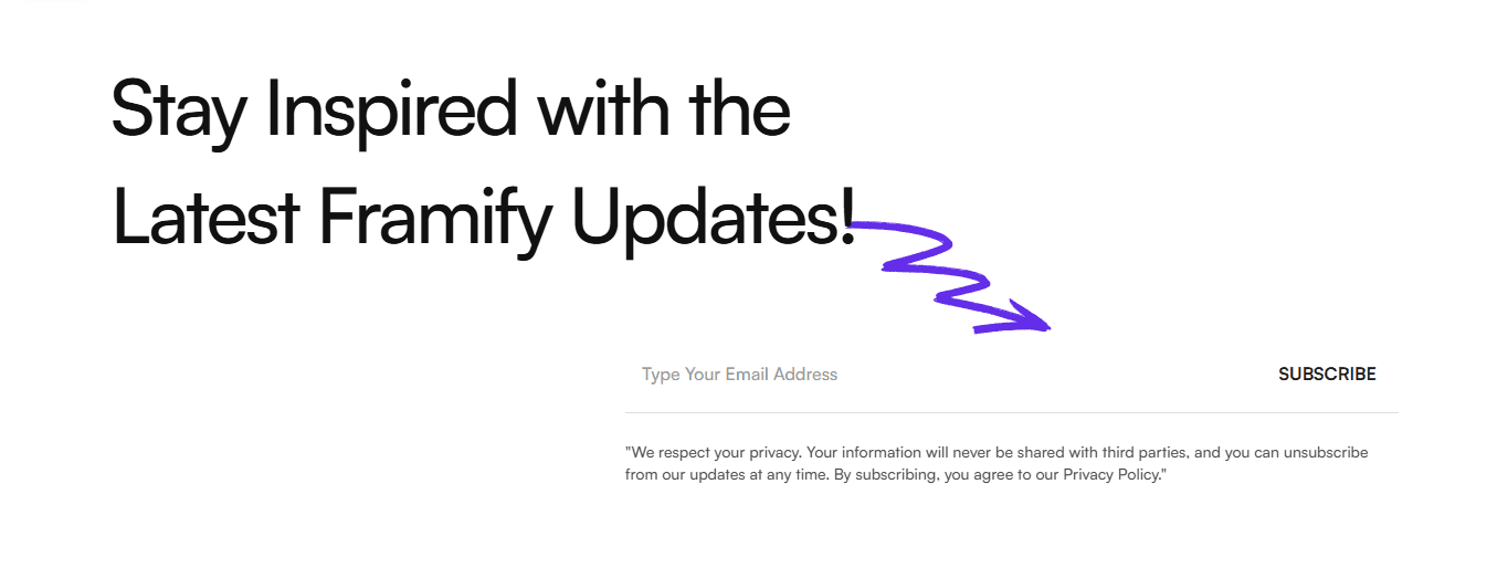 Framer Newsletter Section v2