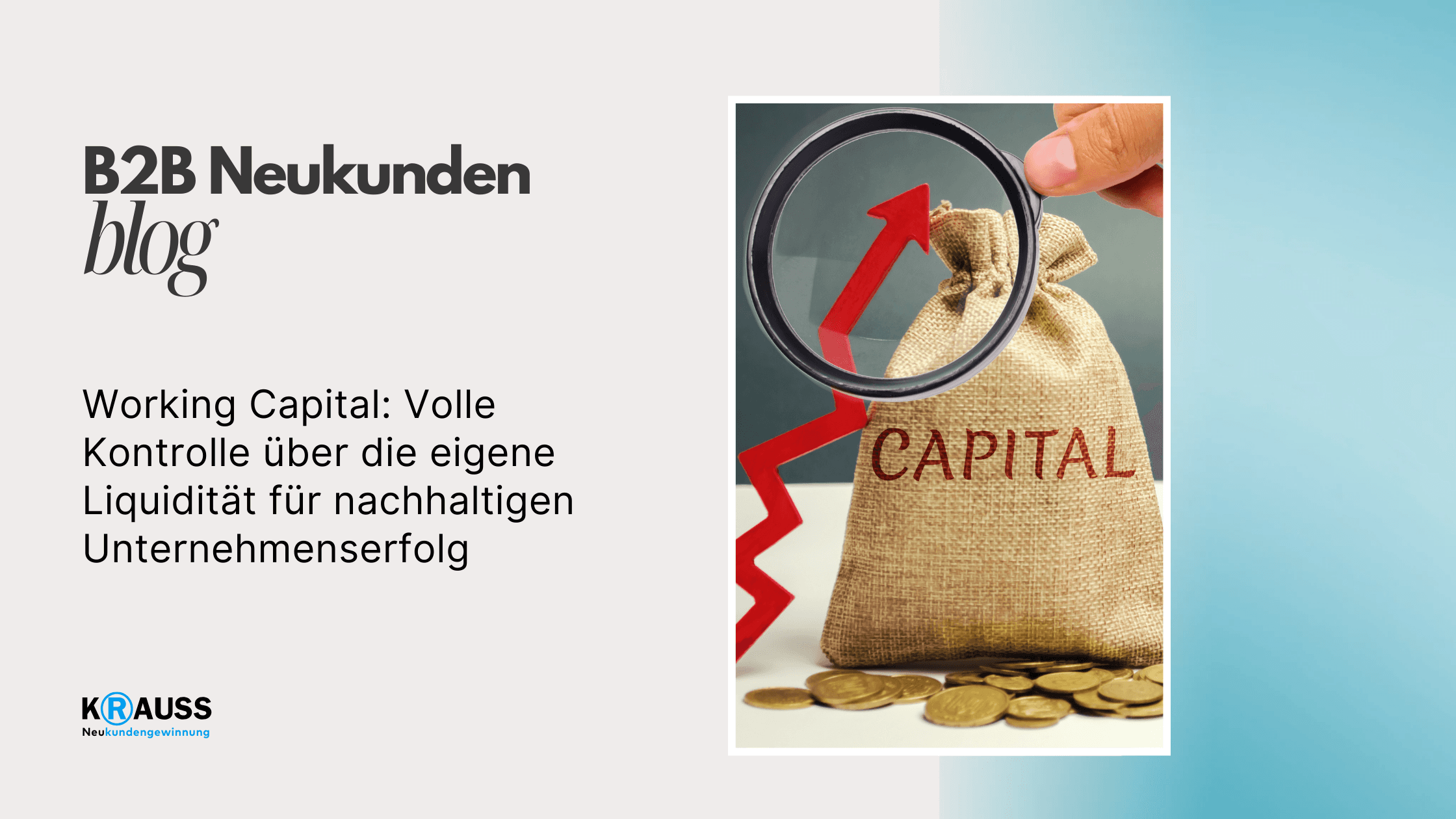 Working Capital: Volle Kontrolle über die eigene Liquidität für nachhaltigen Unternehmenserfolg