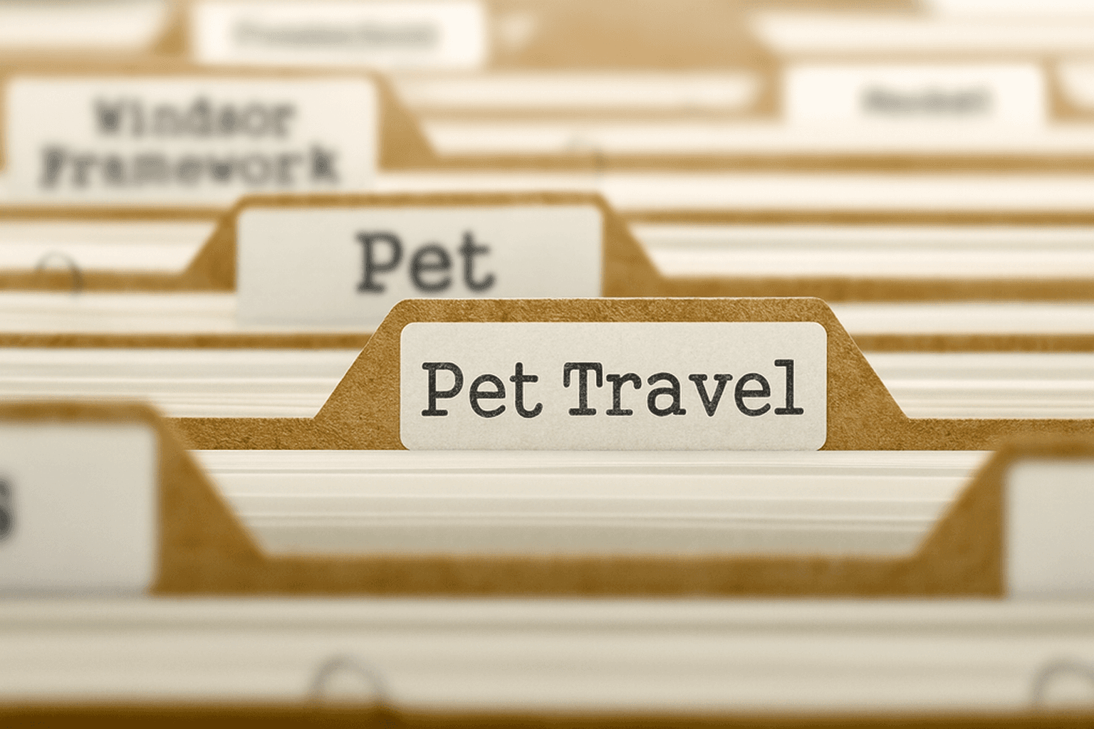 old style filing cabinet with paper files