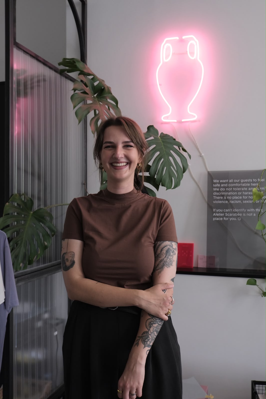 Tattoo Artist Sandra at Atelier Scarabée Bochum