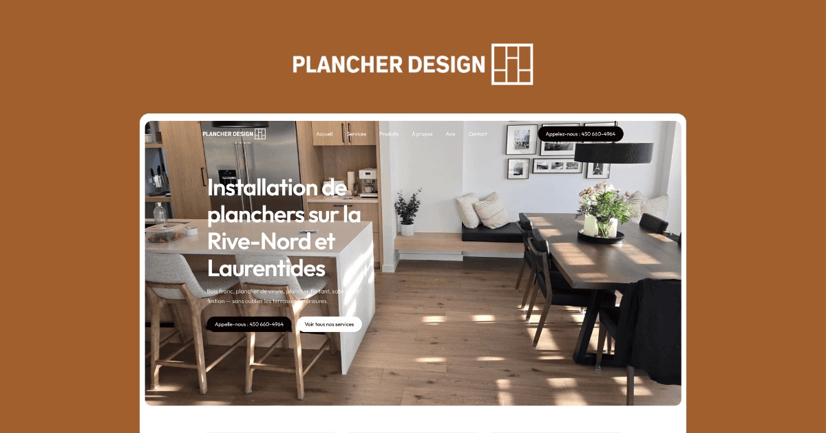 Plancher Design | Installation de planchers à Laval, Rive-Nord ...