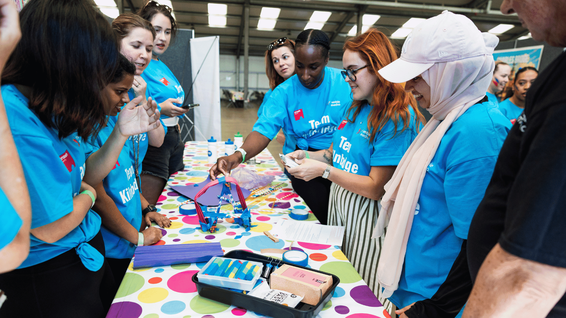 CRASH Charity taking on Silent Disco at The Big Construction Diversity Challenge