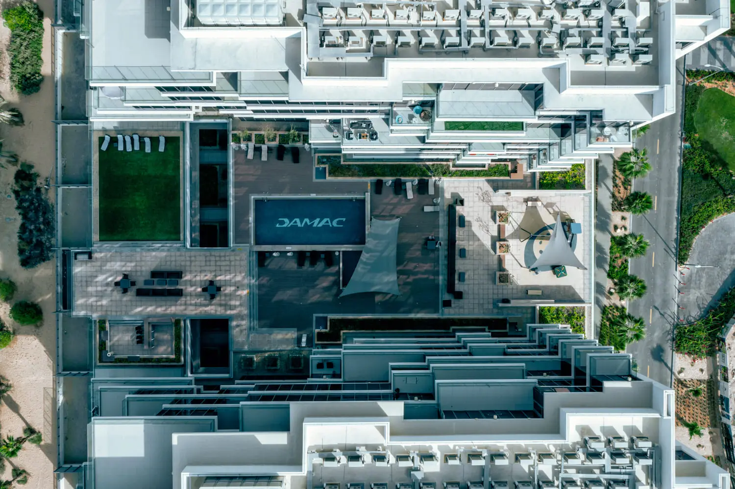 Golf Town building aerial view