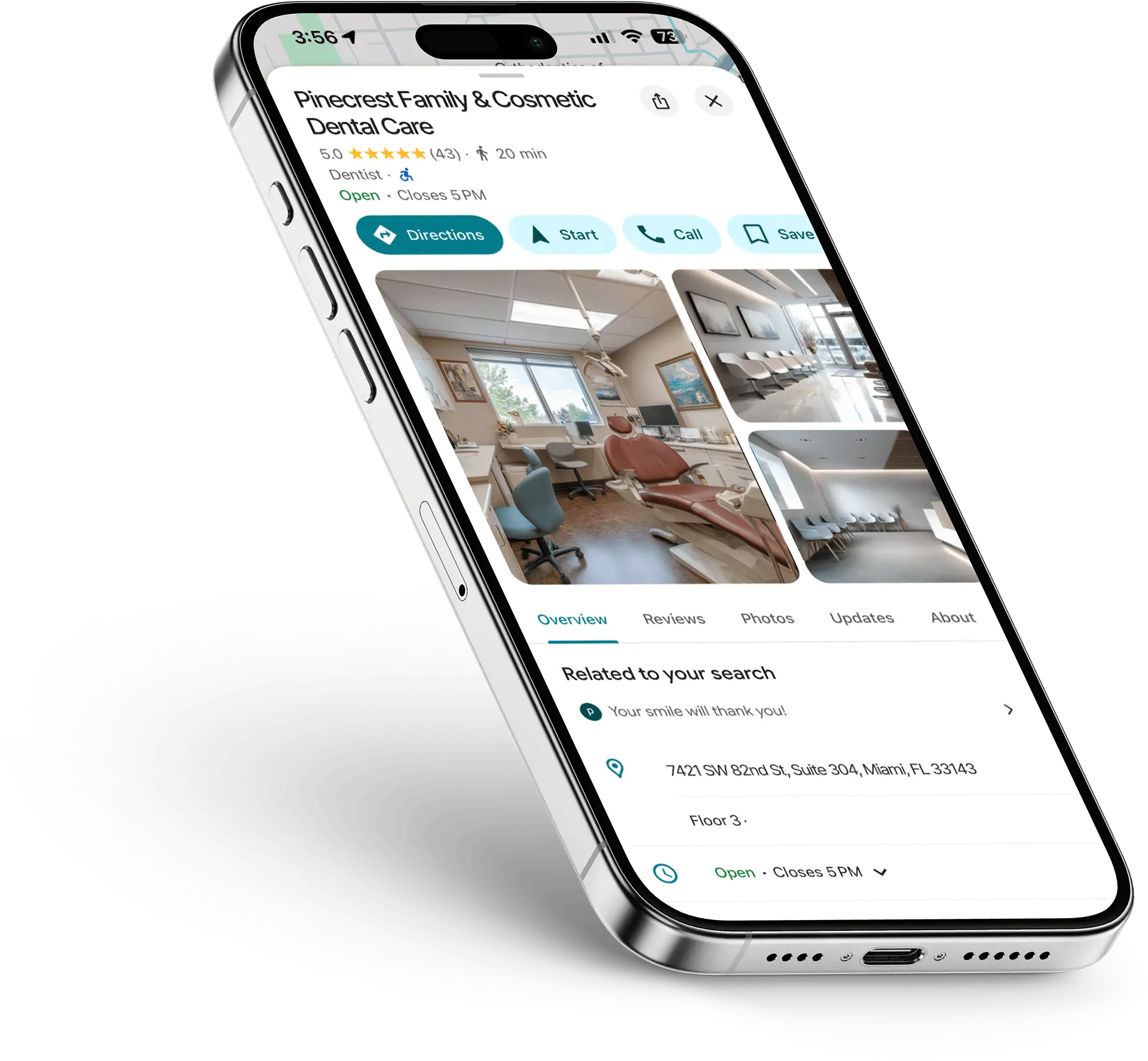 Well-done Google Business Profile