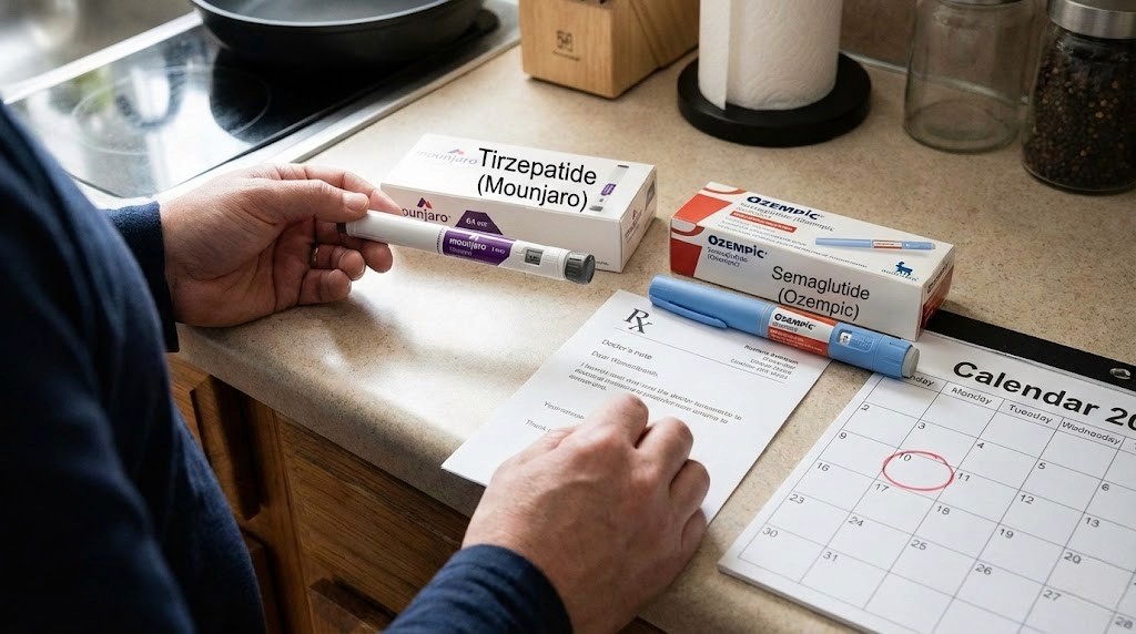 Switching from tirzepatide to semaglutide