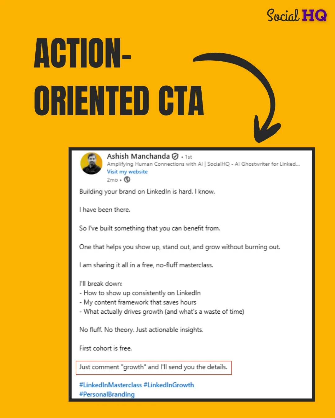 Action-Oriented CTA for LinkedIn