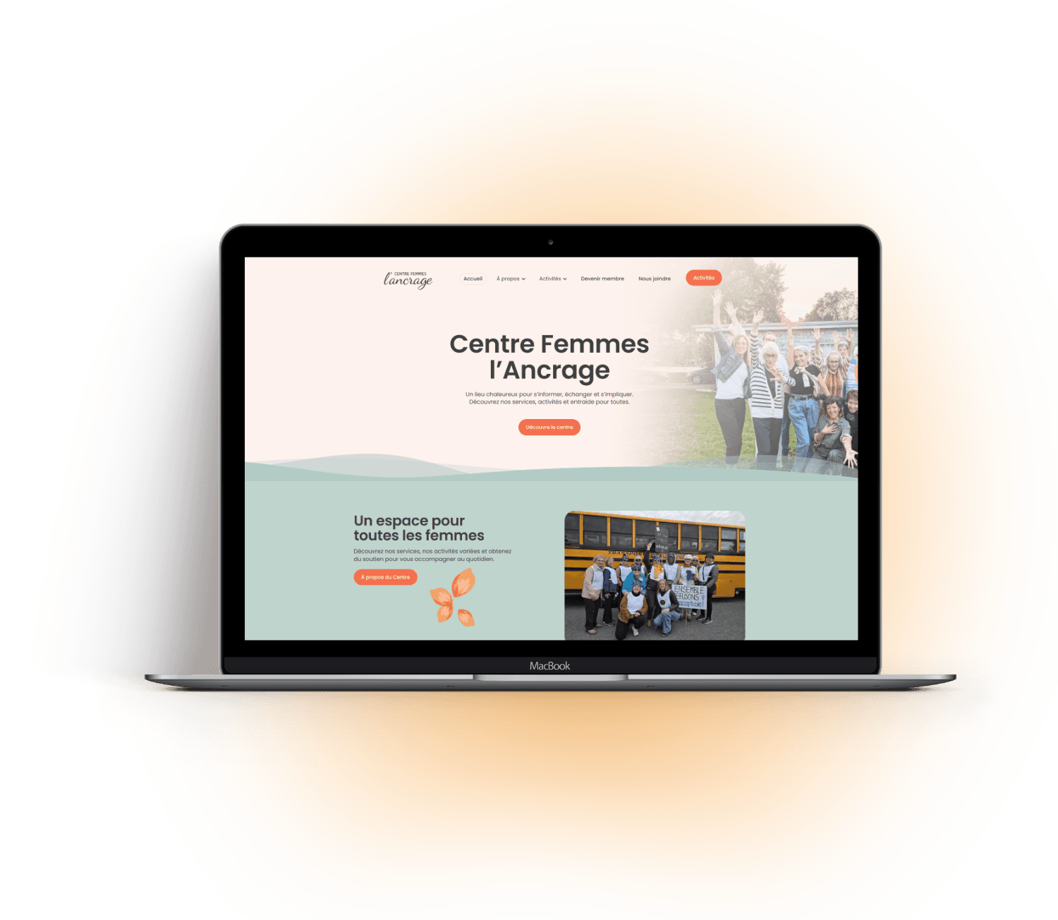 Conception d'un site web pour Centre Femmes l’Ancrage Lévis